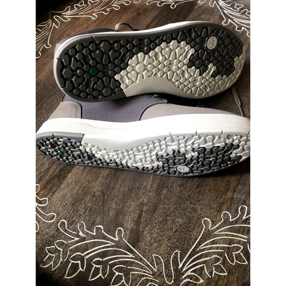 Timberland Men's Davis Square Grey Leather Chukka Shoe Boots - Picture 7 of 8